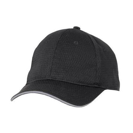 CHEF WORKS Cool Vent Black/Gray Baseball Cap BCCT-GRY